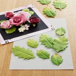 Alternative view of Best deal 🌟 Recollections™ Signature Floral Embellishments, Holly Leaves ⌛