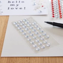 Alternative view of Best deal ⌛ Recollections™ Clear Heart Rhinestones 😀