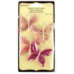 Cheap 👏 12 Packs: 4 ct. (48 total) Glacee Butterfly Embellishments by Recollections™ ❤️