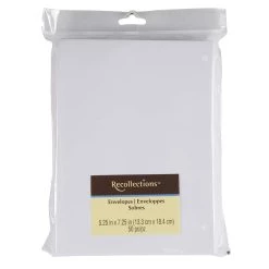 Cheap 👏 5.25" x 7.25" White Envelopes, 50ct. by Recollections® ⭐