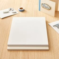 Alternative view of Wholesale ✨ Shimmer Silver & Champagne 8.5" x 11" Cardstock Paper by Recollections®, 100 Sheets ✨