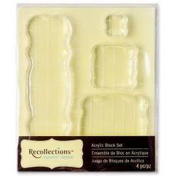 Alternative view of Hot Sale ⭐ Signature Acrylic Block Set by Recollections™ ⌛