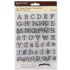 Alternative view of Best reviews of 🛒 Typewriter Alphabet Clear Stamps by Recollections™ 🔥