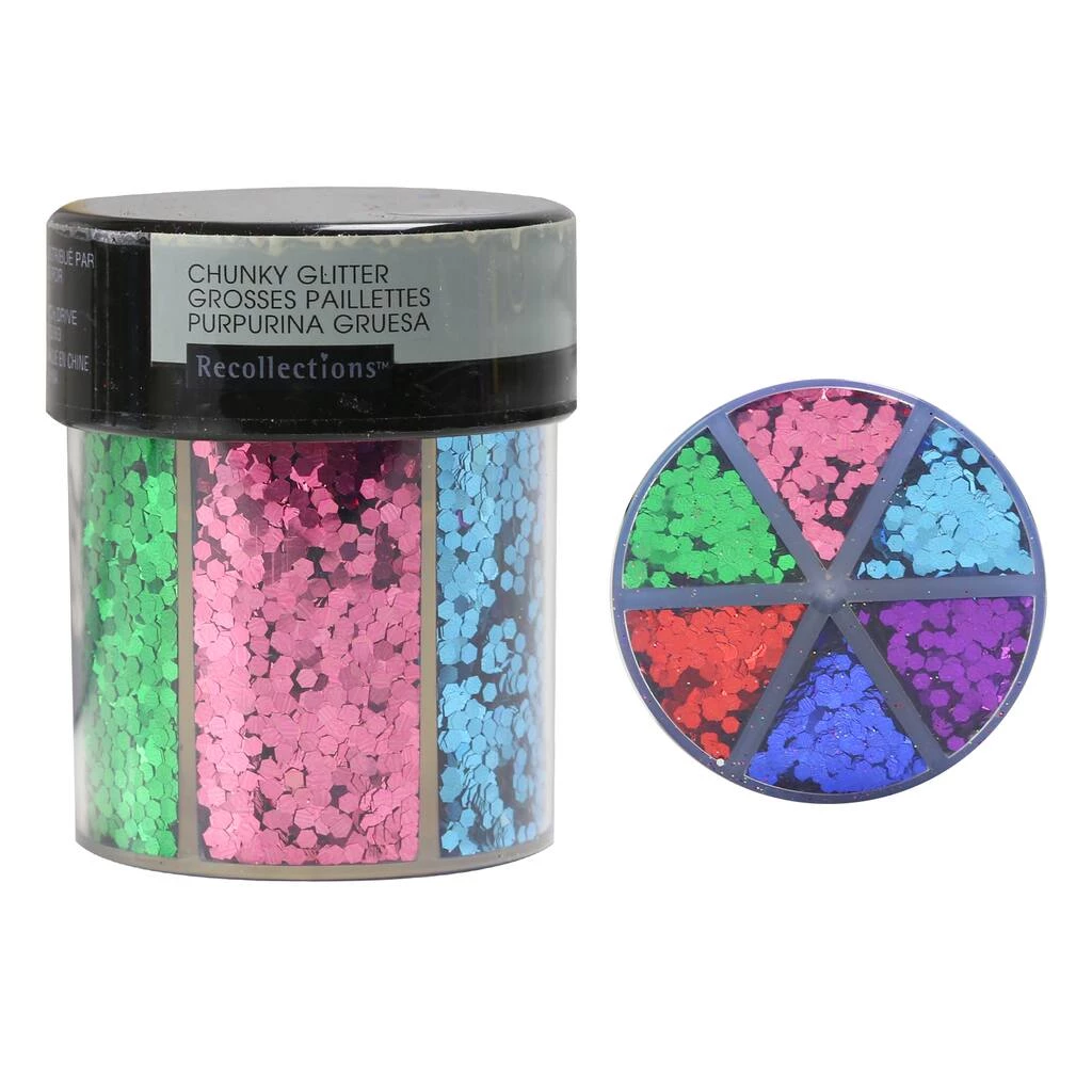Best deal ✨ 12 Pack: Signature™ Primary Chunky Glitter Caddy by Recollections™ 🥰 4 Best deal ✨ 12 Pack: Signature™ Primary Chunky Glitter Caddy by Recollections™ 🥰 - Image 4