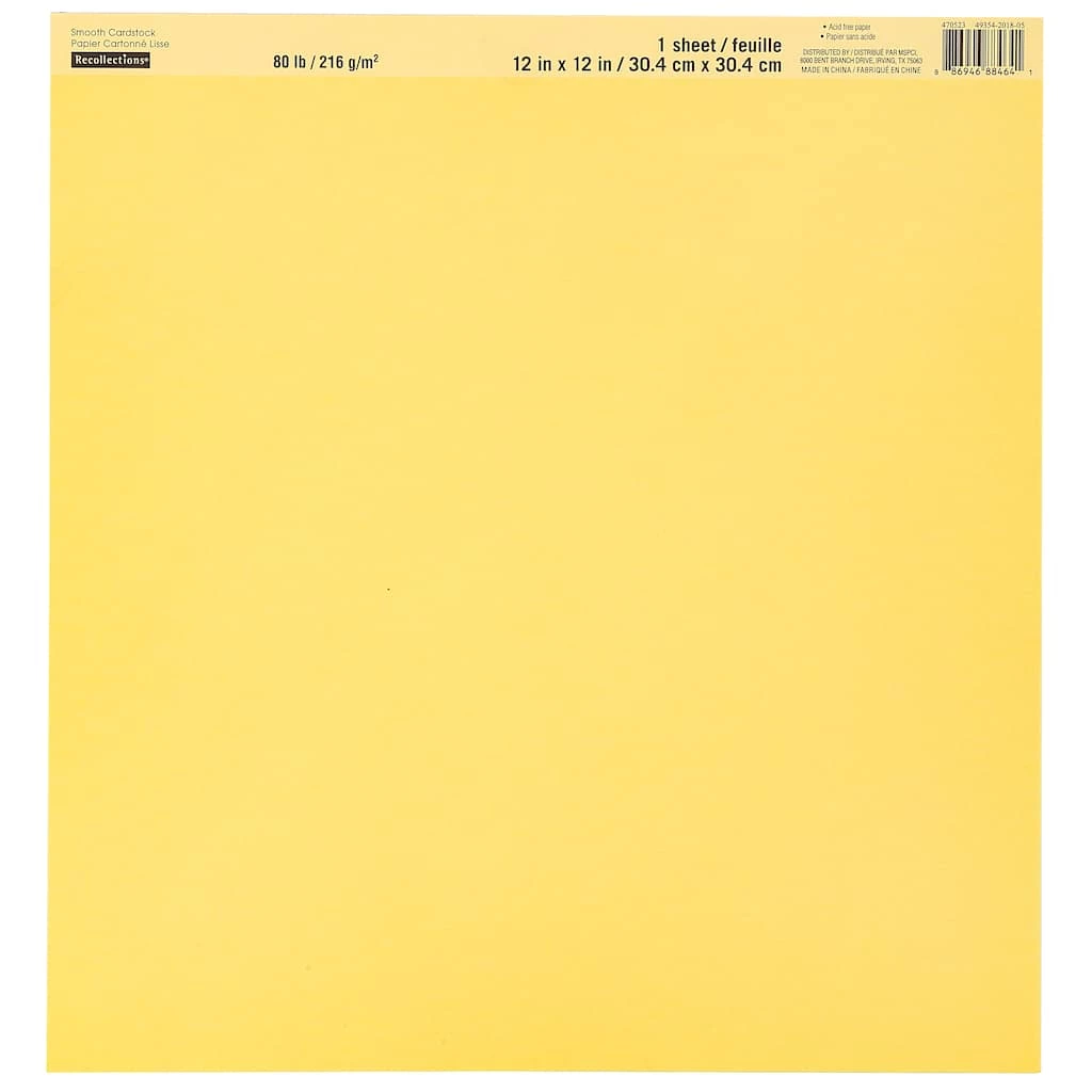 Hot Sale 🎁 60 Pack: Smooth Solid Cardstock Paper by Recollections™, 12" x 12" ✨ 1 Hot Sale 🎁 60 Pack: Smooth Solid Cardstock Paper by Recollections™, 12" x 12" ✨