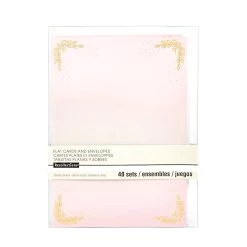 Alternative view of Best Pirce 👍 Blush Glam Flat Cards & Envelopes by Recollections™, 5" x 7" ⭐
