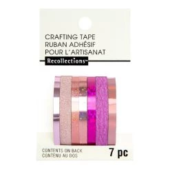 Buy 🔥 12 Packs: 7 ct. (84 total) Pink Foil & Glitter Crafting Tape Set by Recollections™ 🔥 5 Buy 🔥 12 Packs: 7 ct. (84 total) Pink Foil & Glitter Crafting Tape Set by Recollections™ 🔥 -Michaels Stores 10591803 1 1