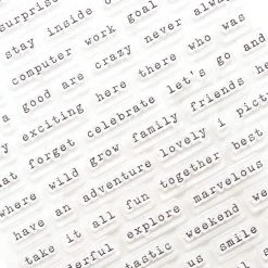 Alternative view of Best deal ✨ Word-Fetti Clear Stamps by Recollections™ ⌛