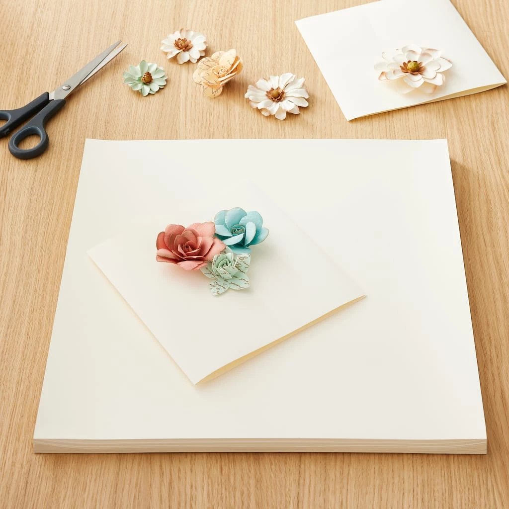 Wholesale 🎁 Natural 12" x 12" Linen Texture Cardstock by Recollections™, 60 Sheets ✔️ 2 Wholesale 🎁 Natural 12" x 12" Linen Texture Cardstock by Recollections™, 60 Sheets ✔️ - Image 2