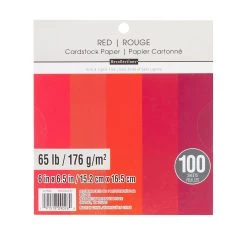 Wholesale ❤️ Red 6" x 6.5" Cardstock Paper by Recollections™, 100 Sheets ✨