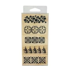Wholesale 🧨 6 Pack: Patterns Wood Stamp Set by Recollections™ ✨