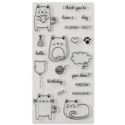 Alternative view of Best deal 😀 Cat Clear Stamps by Recollections® 🎉