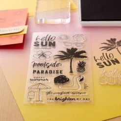 Alternative view of Budget ✨ Happy ✨ Summer Clear Stamp Set by Recollections™ 😀