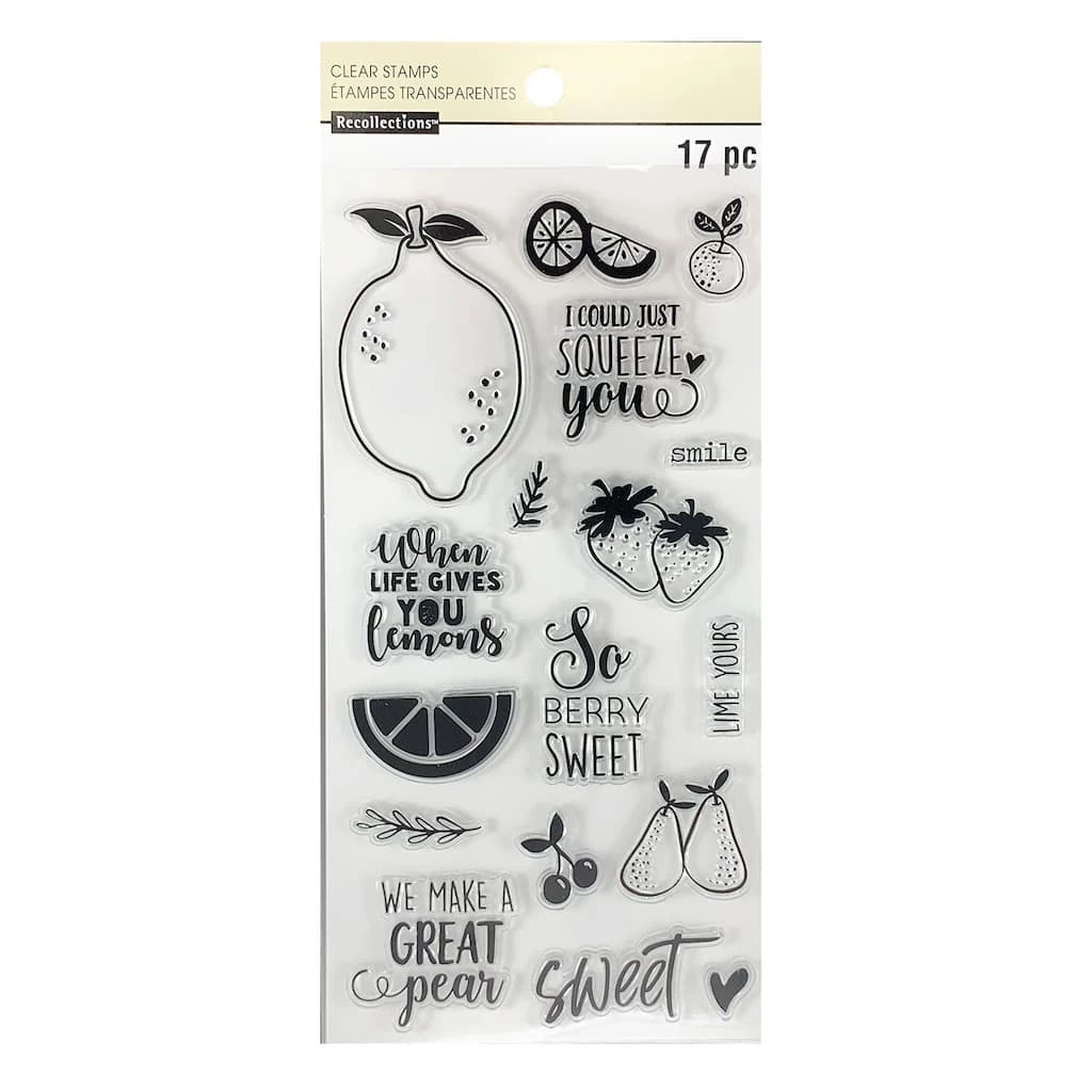 Deals 😍 6 Pack: So Berry Sweet Clear Stamp Set by Recollections™ 👏 1 Deals 😍 6 Pack: So Berry Sweet Clear Stamp Set by Recollections™ 👏
