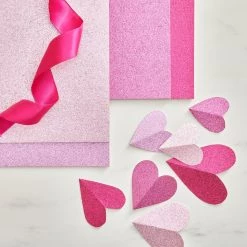 Alternative view of Outlet ✔️ Pink Hues Glitter 8.5" x 11" Cardstock Paper by Recollections™, 24 Sheets 🌟