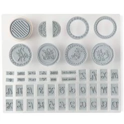 Buy 🎁 Interchangeable Monogram Stamp Kit by Recollections™ 😉 -Michaels Stores 10624717 21