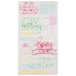 Best Sale ❤️ Happy 👍 Birthday Clear Stamps by Recollections™ 🤩