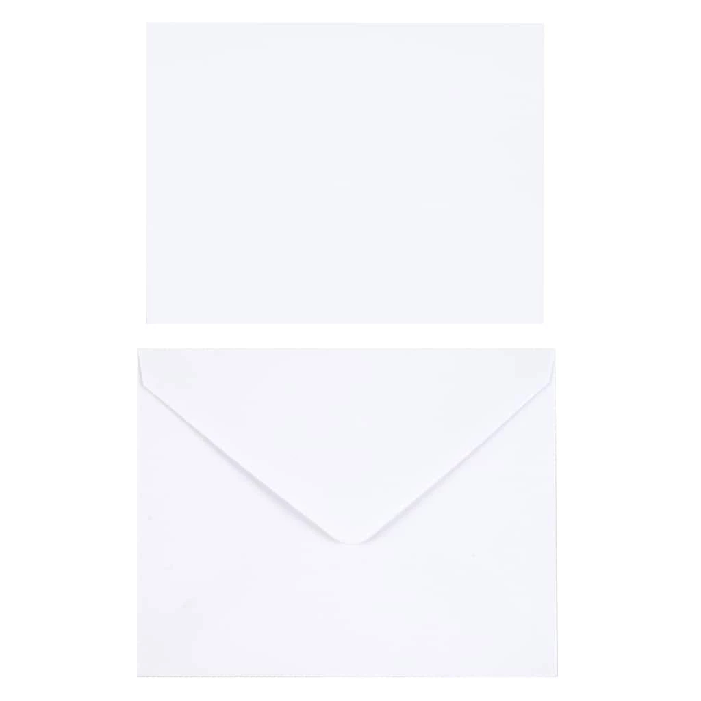 Best Sale ✔️ White Flat Cards & Envelopes by Recollections™, 4.25" x 5.5" 🌟 2 Best Sale ✔️ White Flat Cards & Envelopes by Recollections™, 4.25" x 5.5" 🌟 - Image 2
