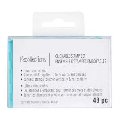 Alternative view of Hot Sale 🛒 Clickable Lowercase Stamp Set by Recollections® ⭐