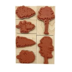Alternative view of Best Pirce 🛒 6 Pack: Trees Wood Stamp Set by Recollections™ ⭐