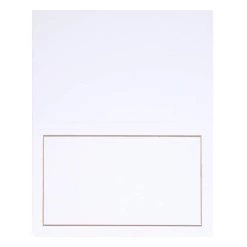 Alternative view of Best Pirce ✔️ 12 Packs: 50 ct. (600 total) Rose Gold Trim Place Cards by Recollections™ 😀