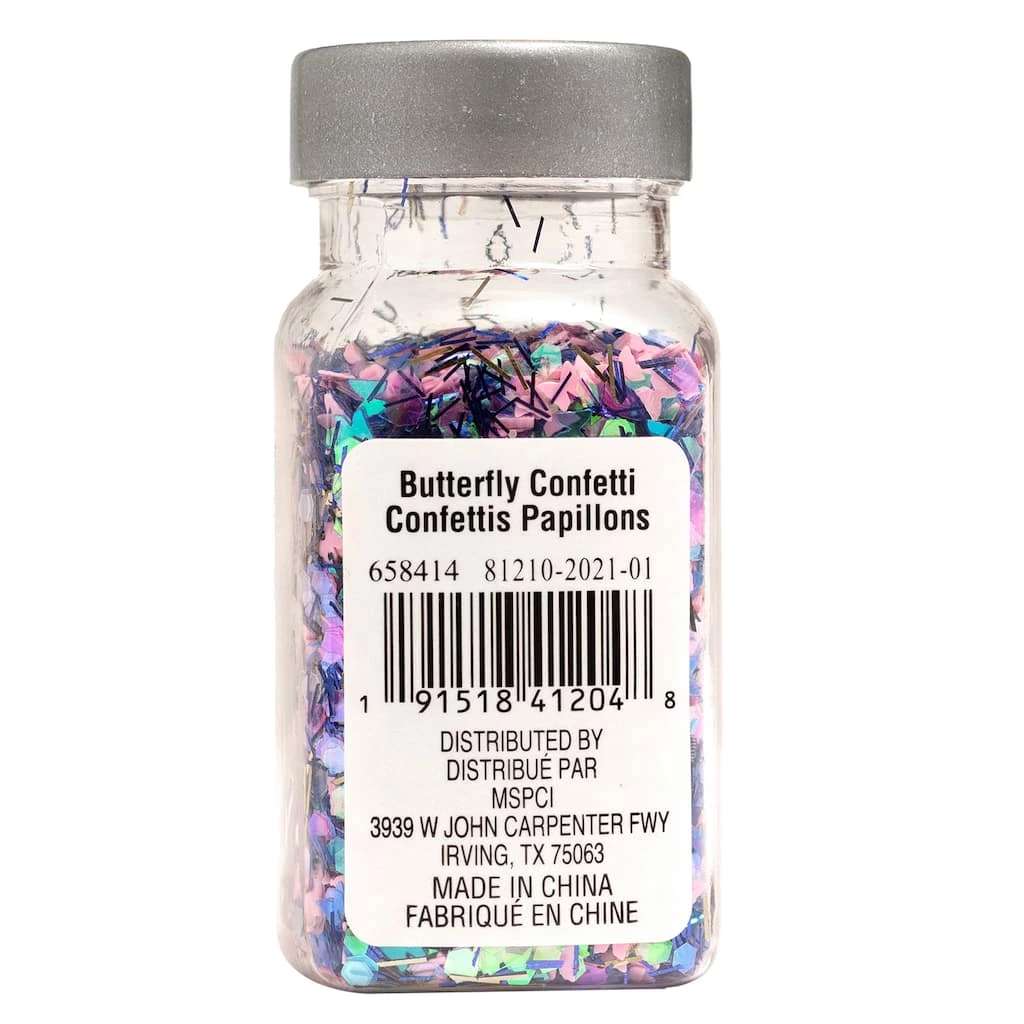 Best deal ๐ 12 Pack: Butterfly Confetti Specialty Polyester Glitter by Recollections™, 0.7oz. โญ 5 Best deal ๐ 12 Pack: Butterfly Confetti Specialty Polyester Glitter by Recollections™, 0.7oz. โญ - Image 5