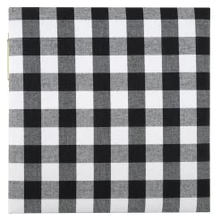 Coupon 🔔 Black & White Buffalo Check D-Ring Scrapbook Album by Recollections™ ❤️