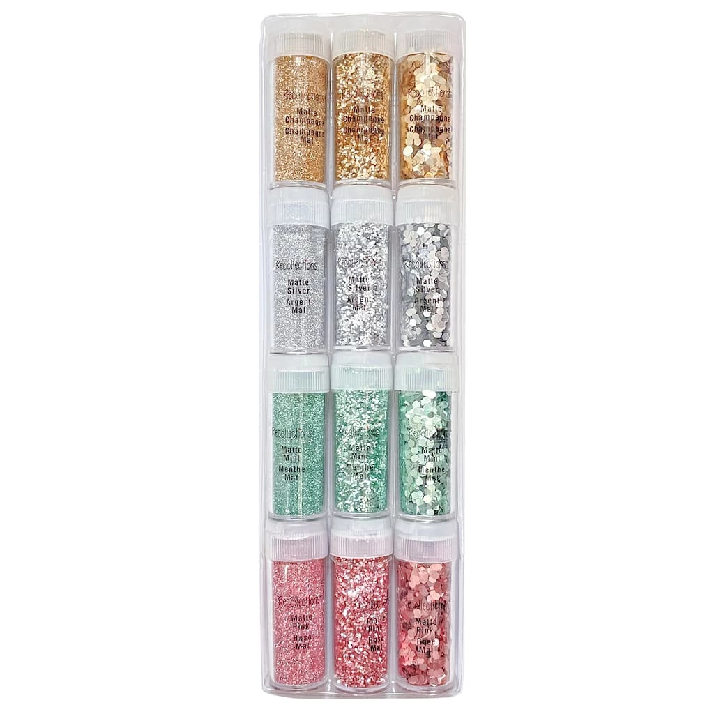 Budget โจ 6 Packs: 12 ct. (72 total) Matte Metallic Glitter Pack by Recollections™ ๐ 3 Budget โจ 6 Packs: 12 ct. (72 total) Matte Metallic Glitter Pack by Recollections™ ๐ - Image 3