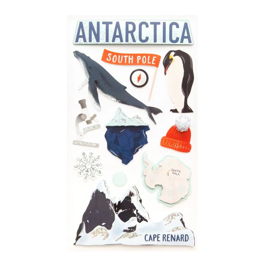 Brand new ✨ Antarctica Dimensional Stickers by Recollections™ ✔️ 3 Brand new ✨ Antarctica Dimensional Stickers by Recollections™ ✔️ - Image 3