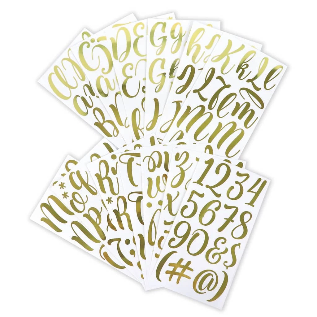 Best deal ✔️ Gold Hand Letter Alphabet Stickers by Recollections™ ✨ 3 Best deal ✔️ Gold Hand Letter Alphabet Stickers by Recollections™ ✨ - Image 3