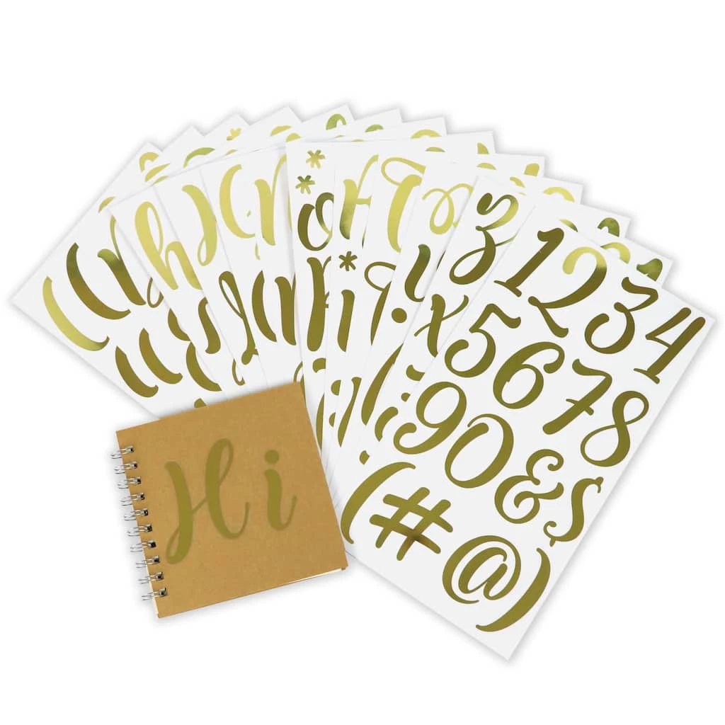 Best deal ✔️ Gold Hand Letter Alphabet Stickers by Recollections™ ✨ 4 Best deal ✔️ Gold Hand Letter Alphabet Stickers by Recollections™ ✨ - Image 4