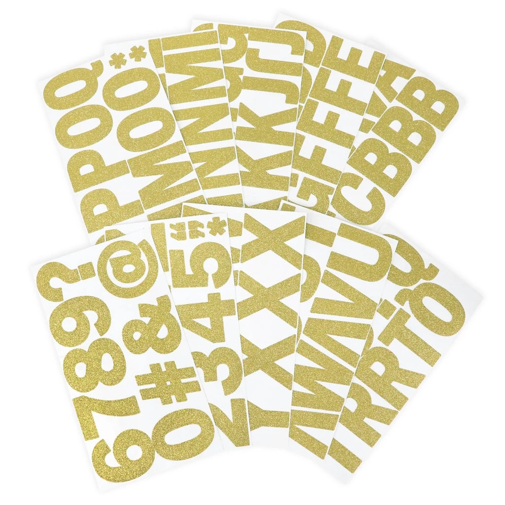Hot Sale 🎉 12 Pack: Gold Glitter Alphabet Stickers by Recollections™ ✨ 2 Hot Sale 🎉 12 Pack: Gold Glitter Alphabet Stickers by Recollections™ ✨ - Image 2