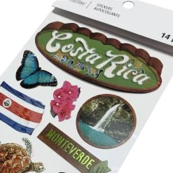 Alternative view of Wholesale 🎁 Costa Rica Stickers by Recollections™ 🎁