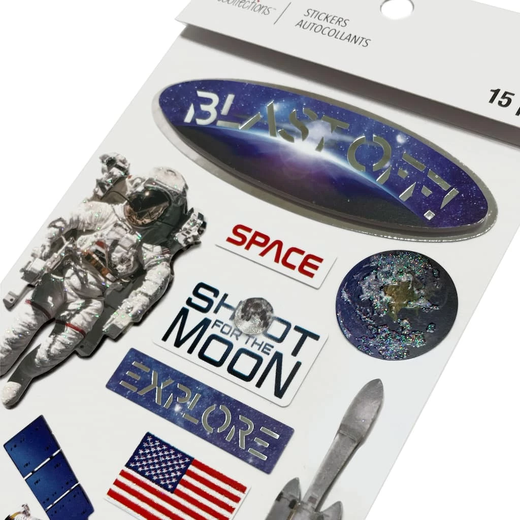 Top 10 ✨ Astronaut Dimensional Stickers by Recollections™ 🤩 2 Top 10 ✨ Astronaut Dimensional Stickers by Recollections™ 🤩 - Image 2