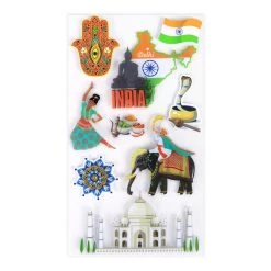 Alternative view of Best reviews of ✔️ India Dimensional Stickers by Recollections™ 🔔