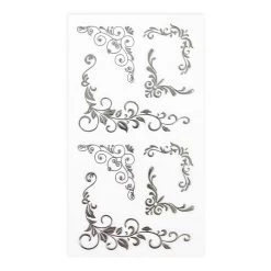 Wholesale 🧨 12 Pack: Silver Corner Stickers by Recollections™ ⭐