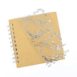 Alternative view of Wholesale 🧨 12 Pack: Silver Corner Stickers by Recollections™ ⭐