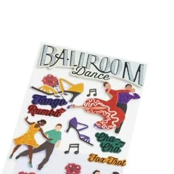 Outlet 🤩 12 Pack: Ballroom Dance Dimensional Stickers by Recollections™ 🎁 -Michaels Stores 10667656 3 1