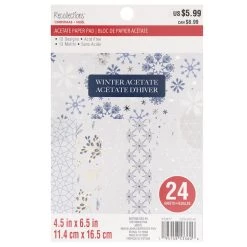 Best deal ๐ Winter Acetate Paper Pad by Recollections™, 4.5" x 6.5" โ