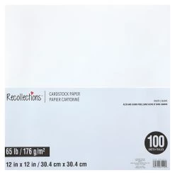 Best deal 😍 9 Pack: 100 ct. (900 total) White 12" x 12" White Cardstock Paper by Recollections™ 🔥