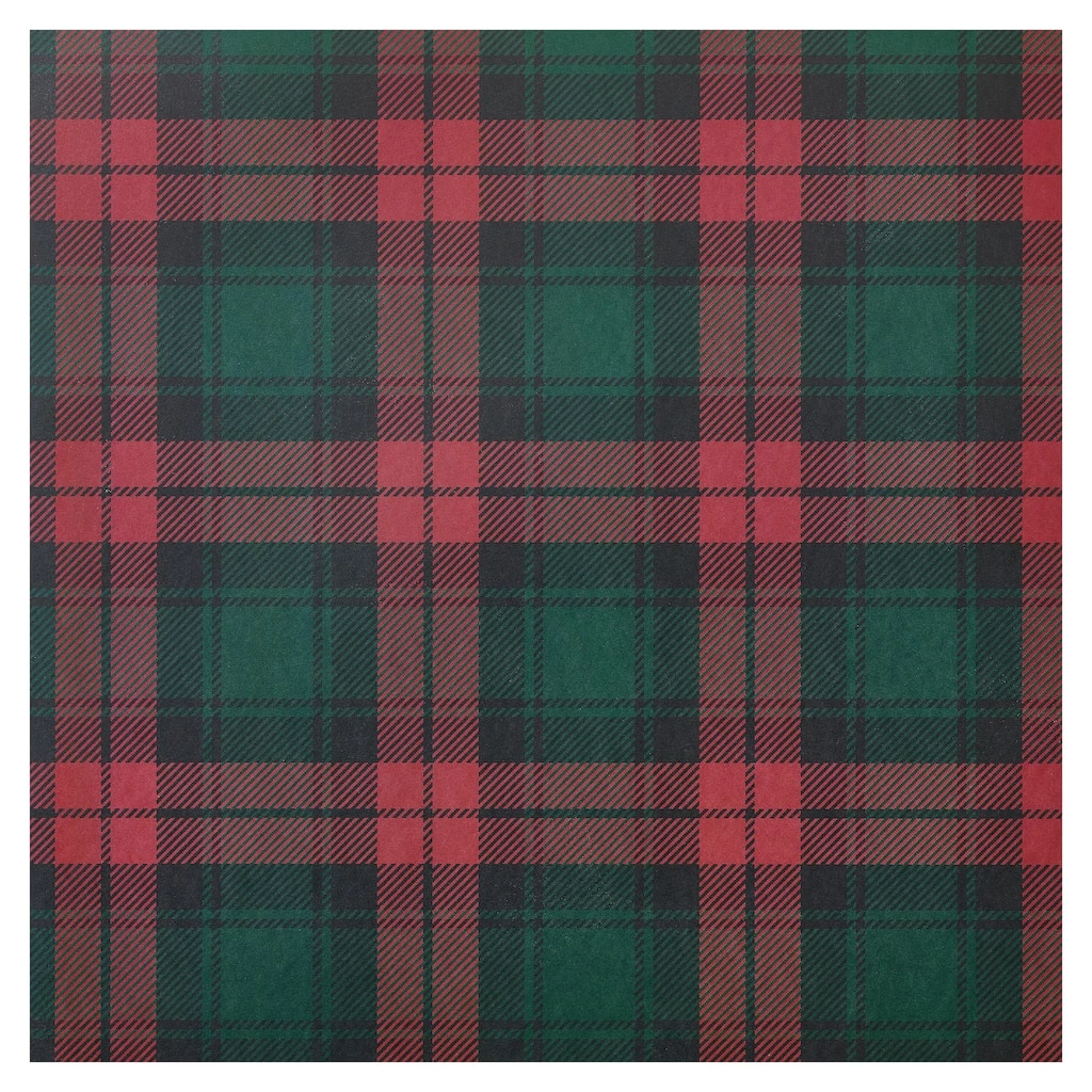Best deal ✔️ 24 Pack: Poinsettia Plaid Double-Sided Cardstock Paper by Recollections™, 12" x 12" 🌟 4 Best deal ✔️ 24 Pack: Poinsettia Plaid Double-Sided Cardstock Paper by Recollections™, 12" x 12" 🌟 - Image 4