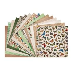 Alternative view of Promo ✨ Butterfly Study Paper Pad by Recollections™, 12" x 12" 😉