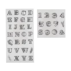 Alternative view of Deals 🤩 Foliage Alphabet & Numbers Clear Stamps by Recollections™ 🌟