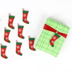 Best Pirce ⭐ Red & Green Snowflake Sock ✨ Christmas Stickers by Recollections™ ✨ 5 Best Pirce ⭐ Red & Green Snowflake Sock ✨ Christmas Stickers by Recollections™ ✨ -Michaels Stores 10698729 3