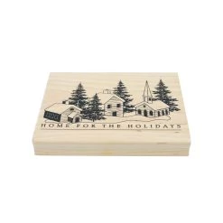 Alternative view of Best Sale 😀 Home For The Holidays Wood Stamp by Recollections™ 🧨
