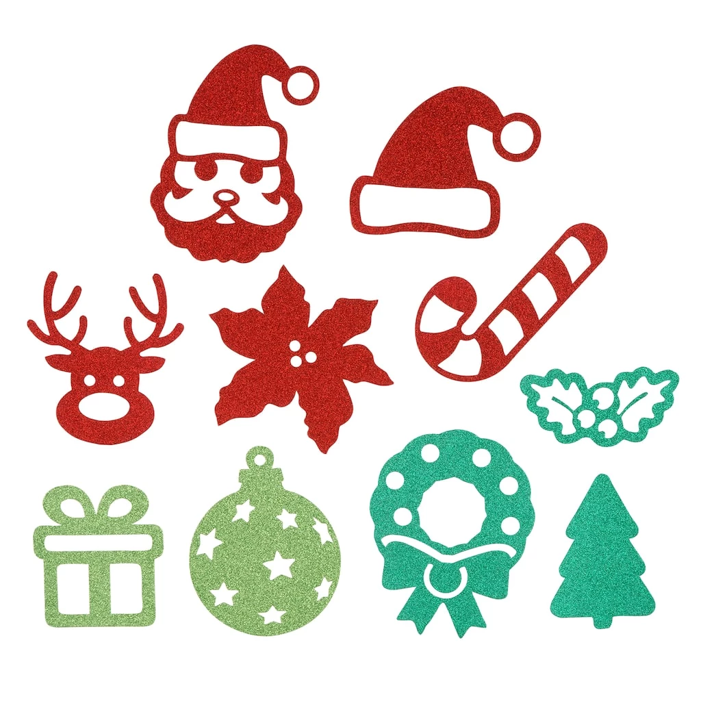 New ⌛ Christmas Motif Traditional Icons Die Cut Shapes, 16ct. by Recollections™ ⭐ 1 New ⌛ Christmas Motif Traditional Icons Die Cut Shapes, 16ct. by Recollections™ ⭐