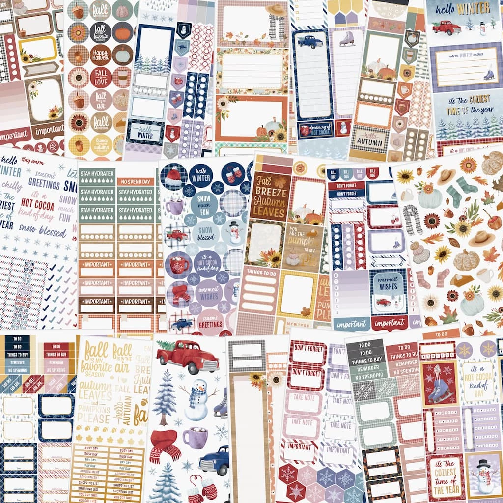 Wholesale ๐ Fall & Winter Planner Sticker Book by Recollections™ โ 3 Wholesale ๐ Fall & Winter Planner Sticker Book by Recollections™ โ - Image 3