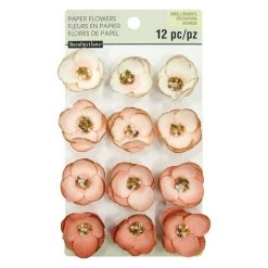 Best reviews of 👍 Pink Beaded Paper Flower Embellishments By Recollections™ ✔️