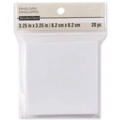 Flash Sale 🥰 12 Packs: 20 ct. (240 total) White Envelopes by Recollections™, 3.25" x 3.25" 👏 -Michaels Stores MP241001 20