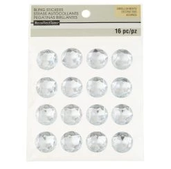 Brand new 💯 12 Packs: 16 ct. (192 total) Clear Rhinestone Stickers by Recollections™ ✨